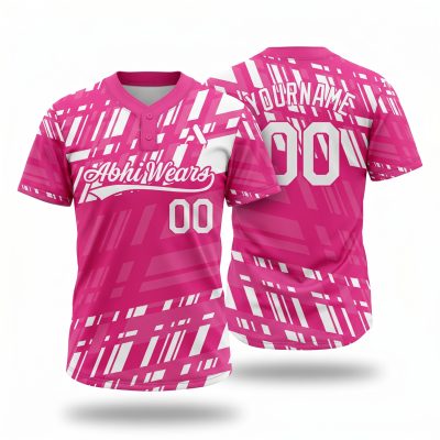 Custom 2 Button Baseball Jersey