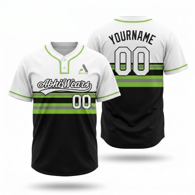 Custom 2 Button Baseball Jersey