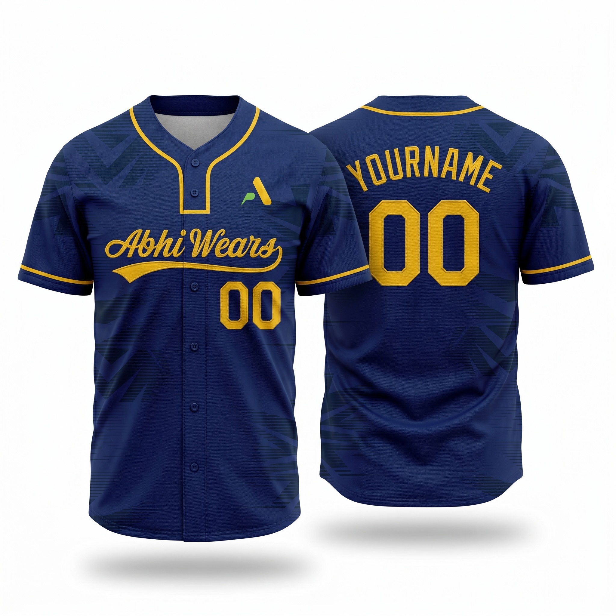 Custom 2 Button Baseball Jersey