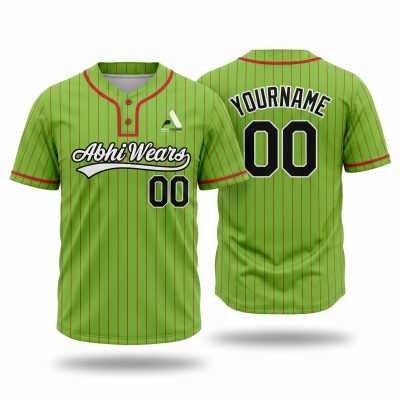 Custom 2 Button Baseball Jersey