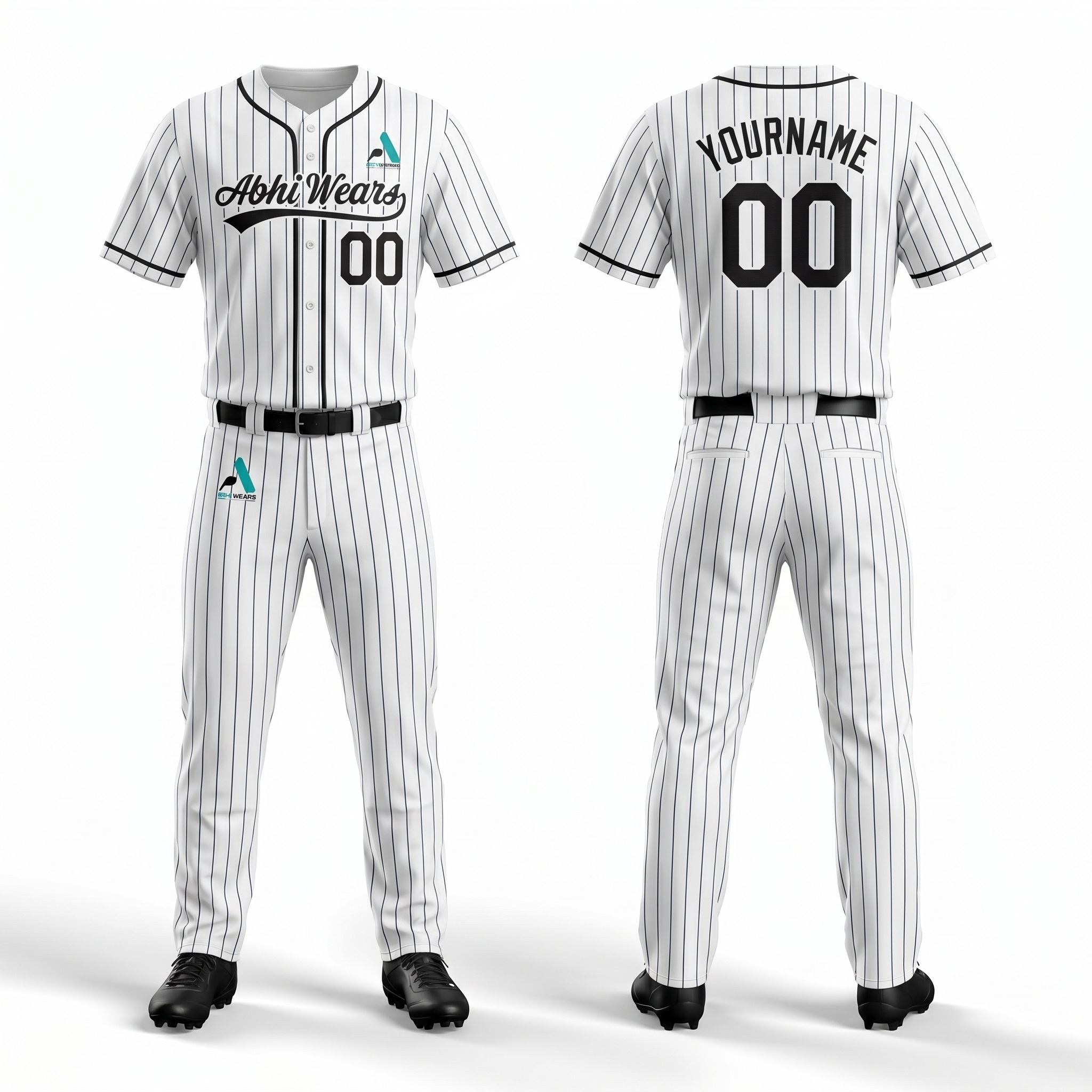 Custom Logo Full Button Baseball Uniform