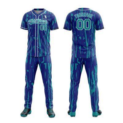 Custom Logo Full Button Baseball Uniform