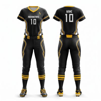 Fully Customized Baseball Jersey with Knicker Style Pant for Women
