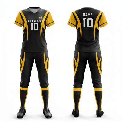 Fully Customized Baseball Jersey with Knicker Style Pant for Women