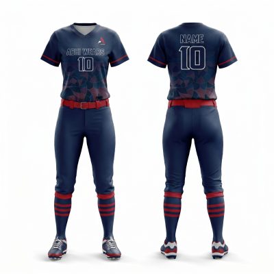 Fully Customized Baseball Jersey with Knicker Style Pant for Women