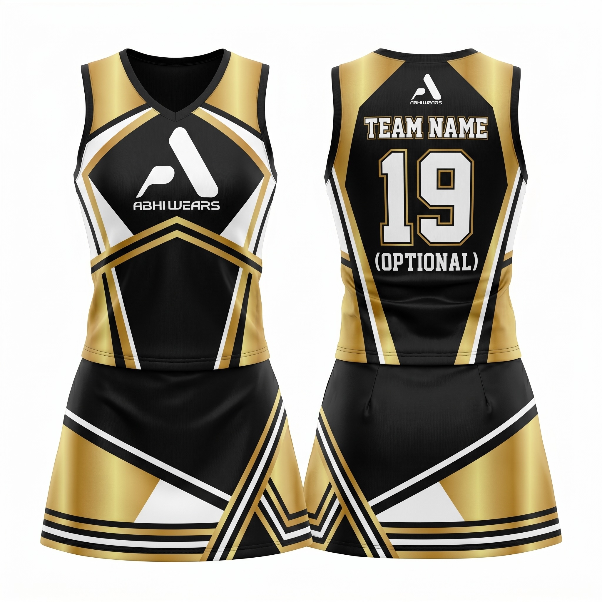 Custom Logo Digital Printing Cheerleader Uniform