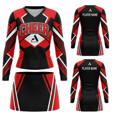 Custom Logo Digital Printing Cheerleader Uniform