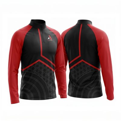 Custom Logo Quarter Zipper Shirt for Men