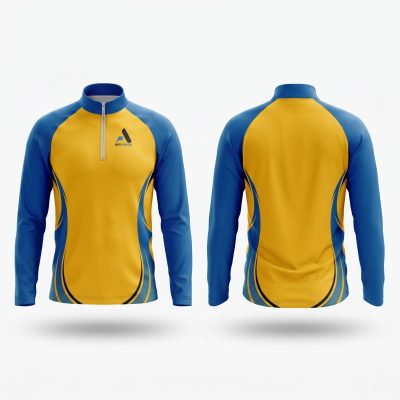 Custom Logo Quarter Zipper Shirt for Men