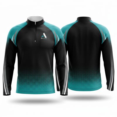 Custom Logo Quarter Zipper Shirt for Men