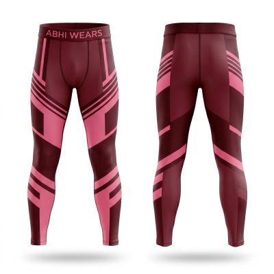 Custom Logo Sublimation Printed Men's Tights