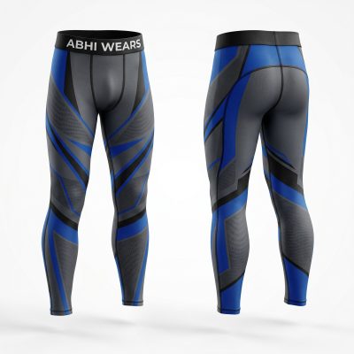 Custom Logo Sublimation Printed Men's Tights