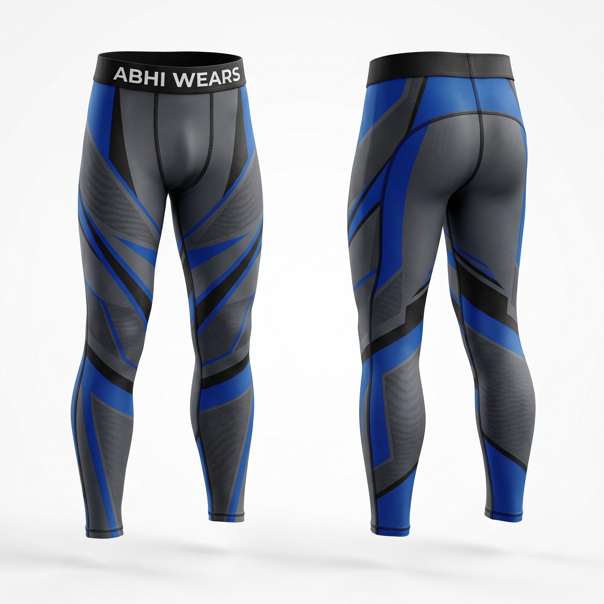 Custom Logo Sublimation Printed Men's Tights