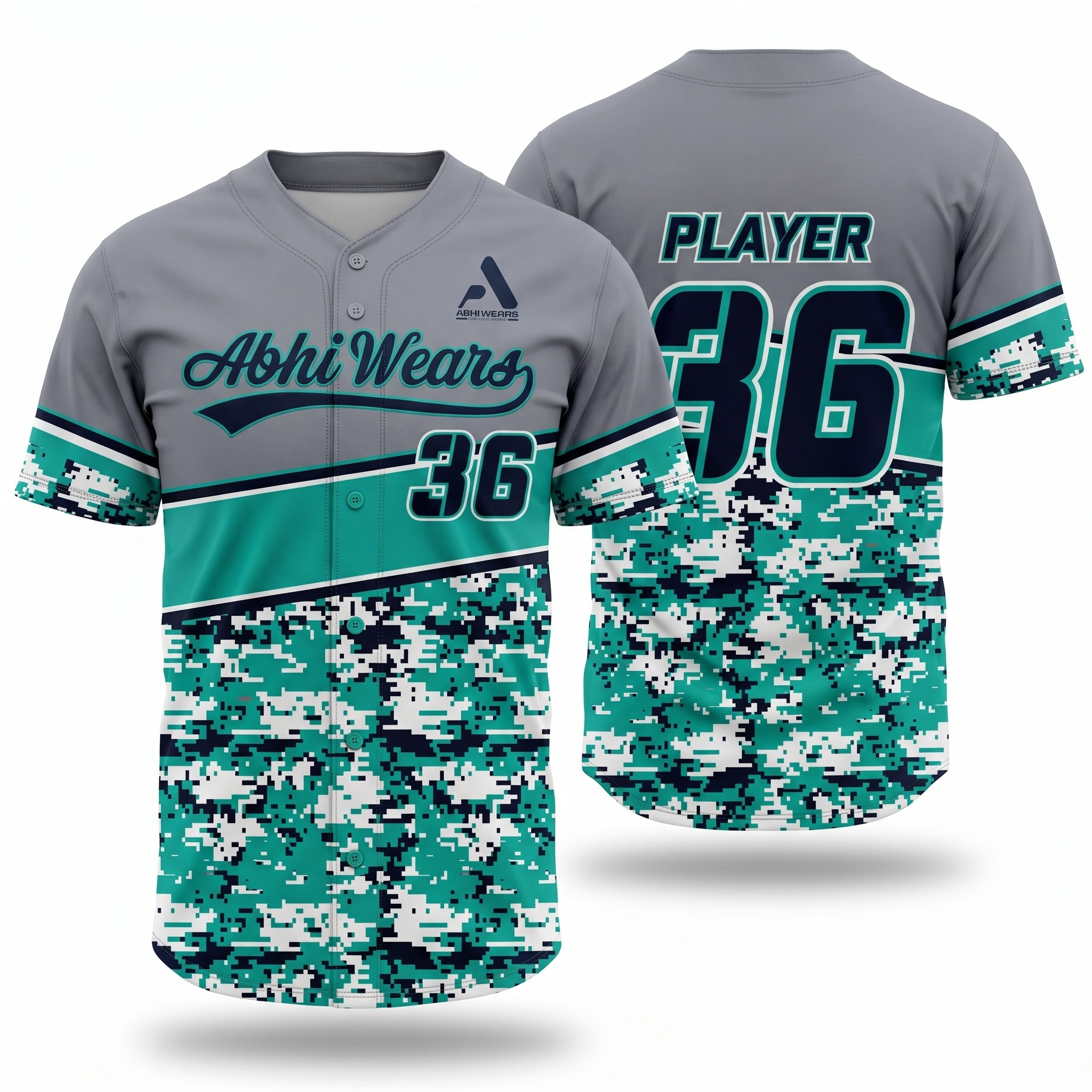 Custom Made Full Button Baseball Jersey