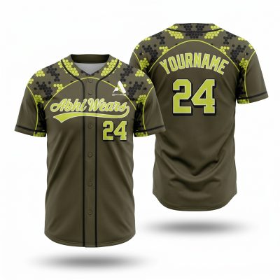 Custom Made Full Button Baseball Jersey
