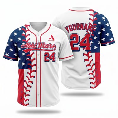 Custom Made Full Button Baseball Jersey