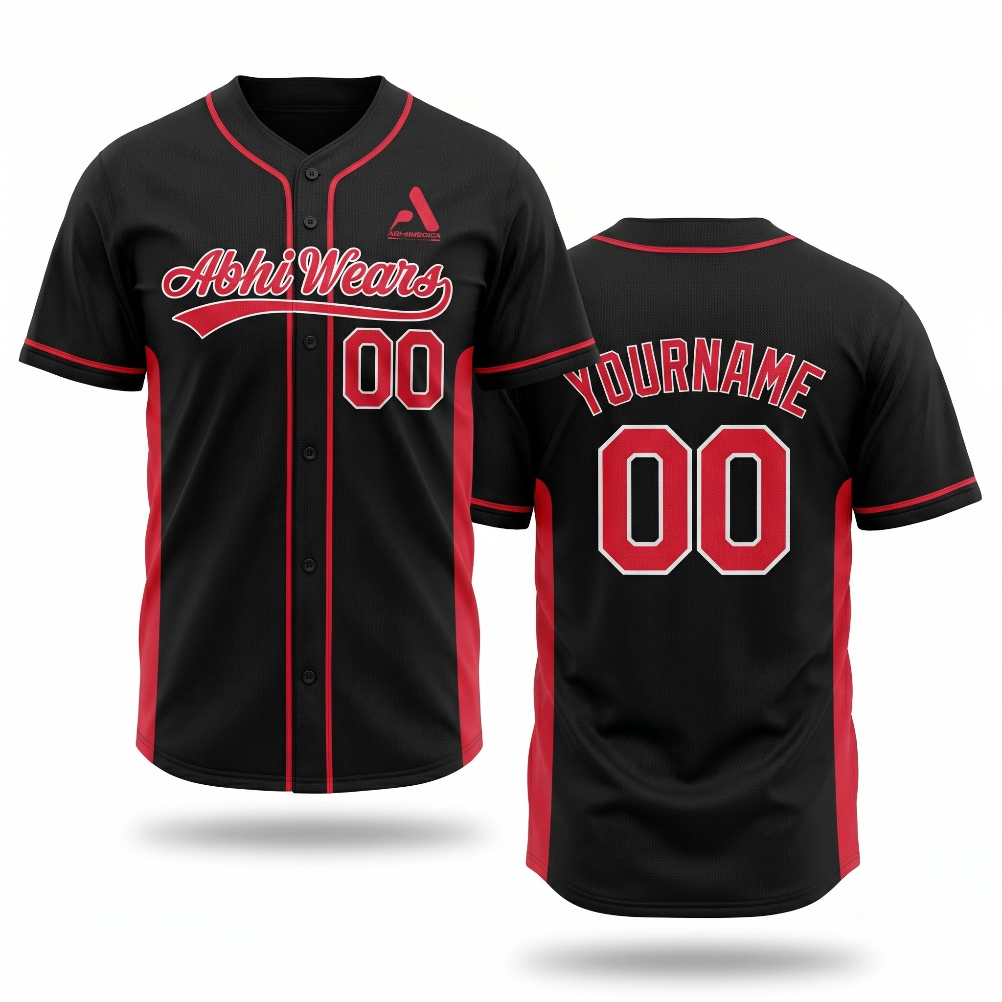 Custom Made Full Button Baseball Jersey