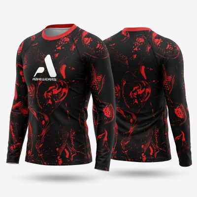 Custom Sublimation Long Sleeve Rash Guard
