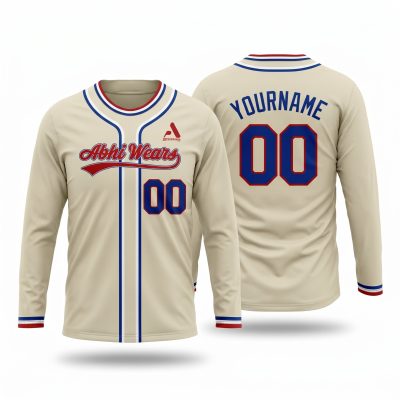 Custom Sublimation Printed Long Sleeve Shirt