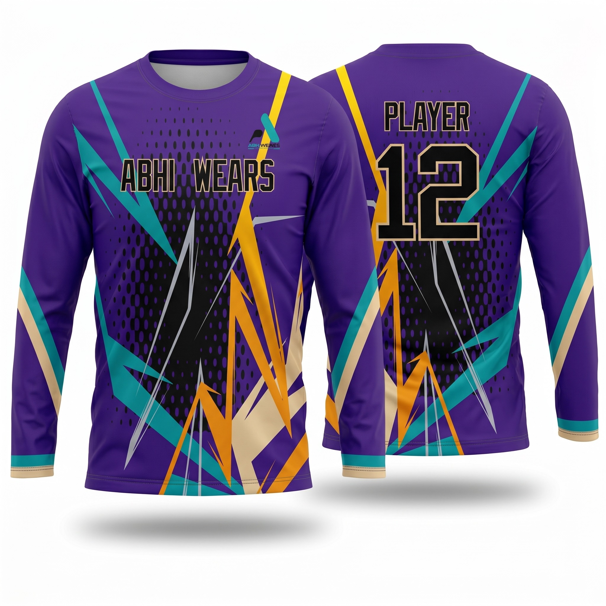 Custom Sublimation Printed Long Sleeve Shirt