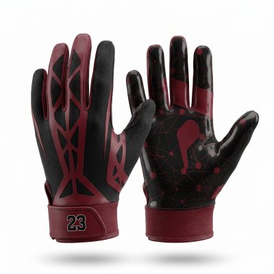 Custom American Football Receiver Gloves