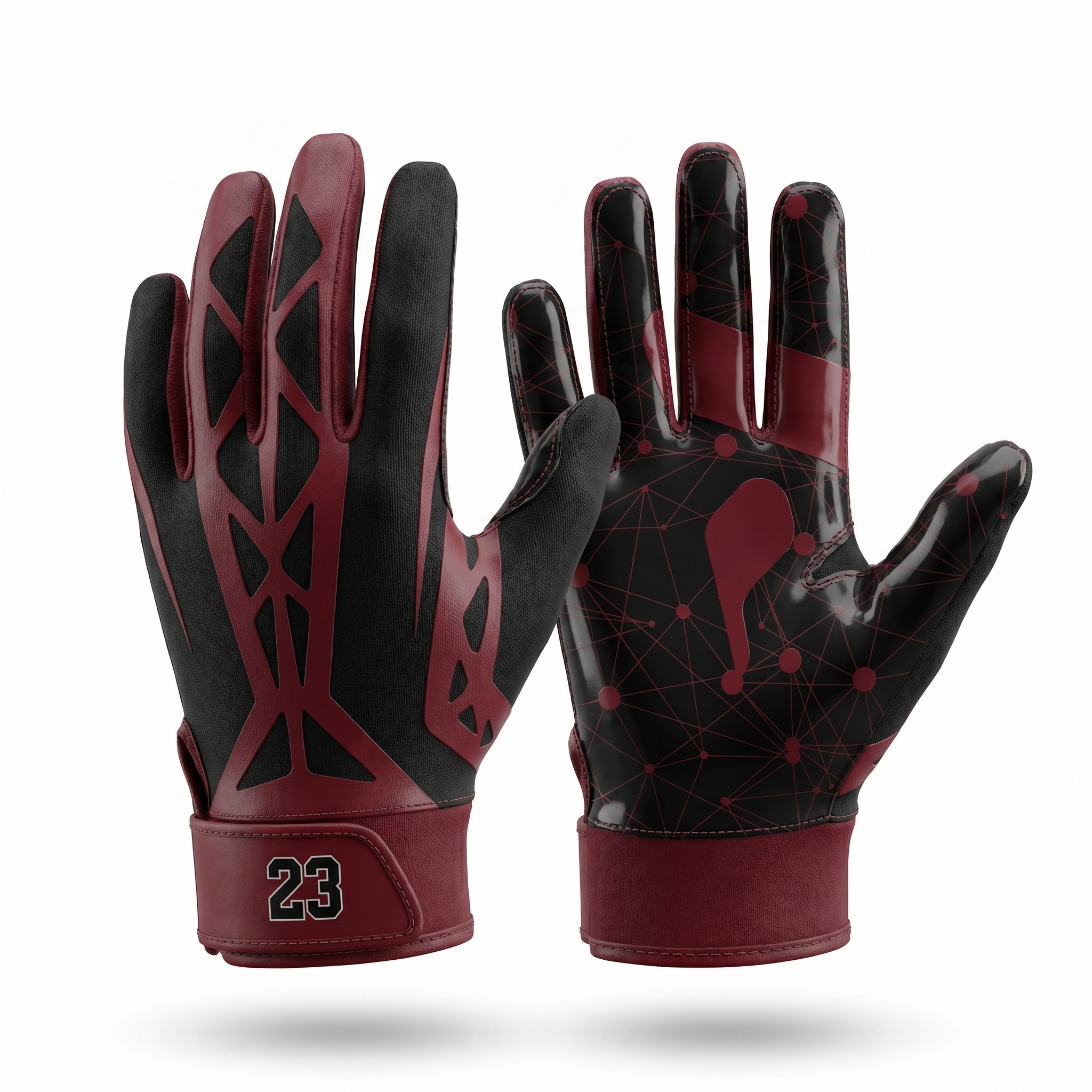 Custom American Football Receiver Gloves