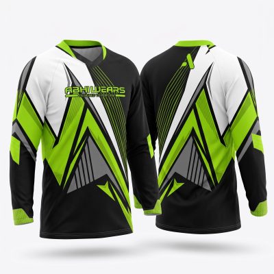 Fully Customized Sublimated Long Sleeve Motocross Jersey