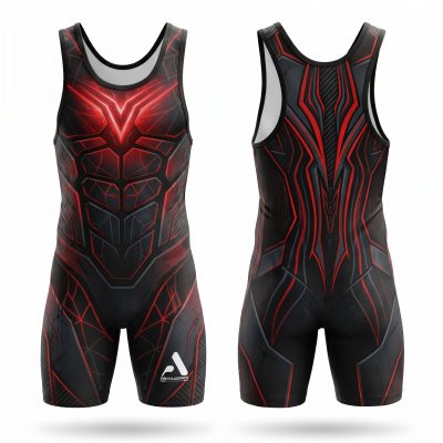 Fully Customized Wrestling Singlet for Men