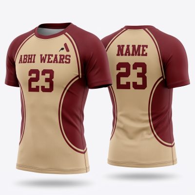 Fully Customized Short Sleeve Compression Shirts for Men