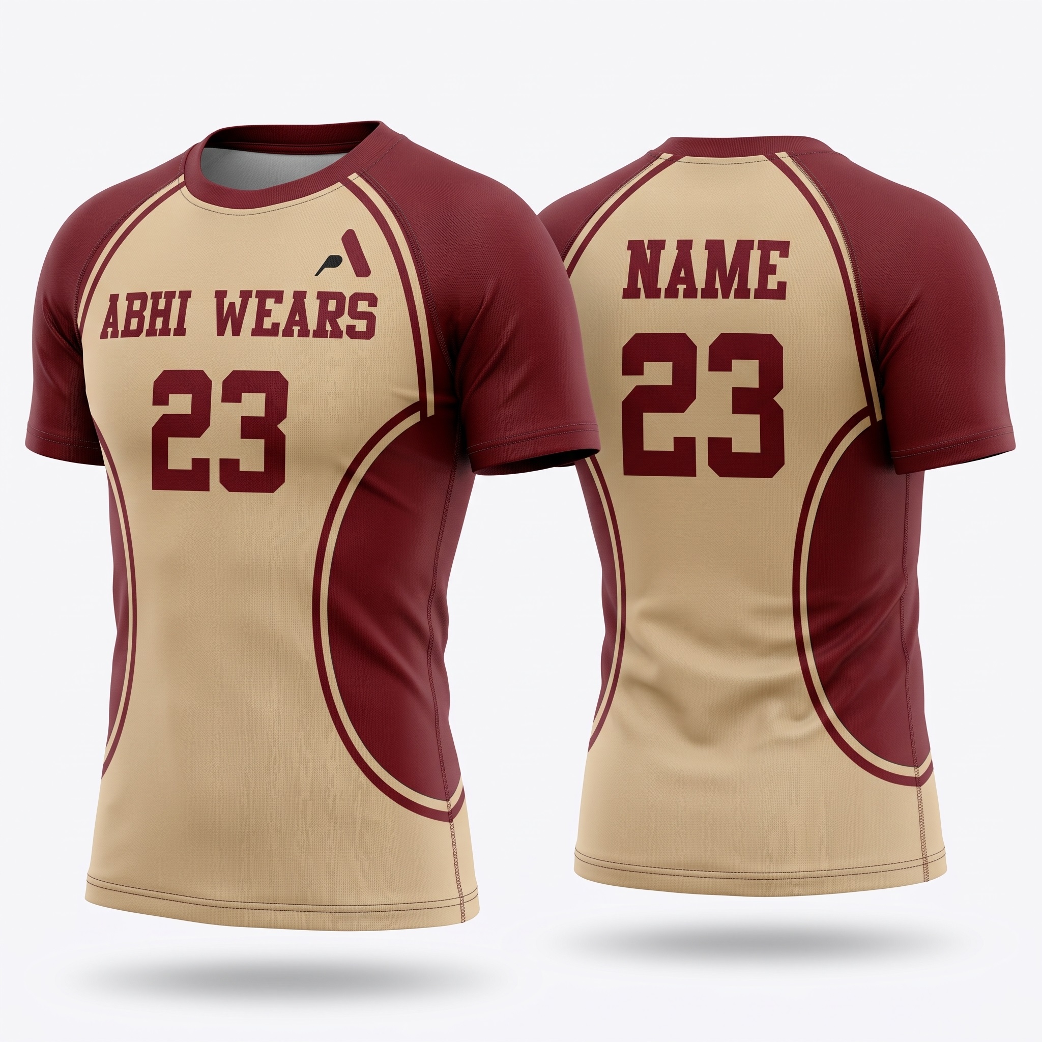 Fully Customized Short Sleeve Compression Shirts for Men