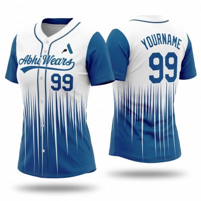 Custom Made Softball Full Button Jersey for Women