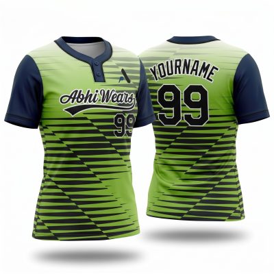 Fully Customized Baseball 2 Button Jersey for Women