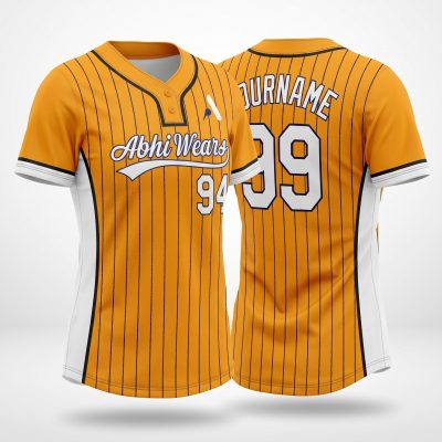 Fully Customized Baseball 2 Button Jersey for Women