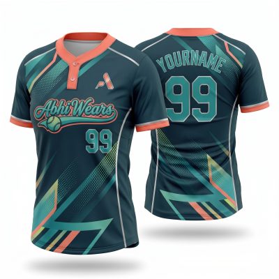 Fully Customized Baseball 2 Button Jersey for Women