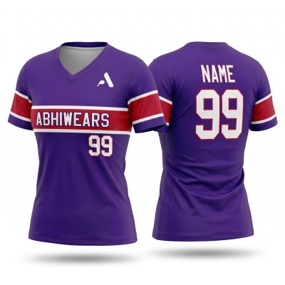 Fully Customized Design Softball V Neck Jersey